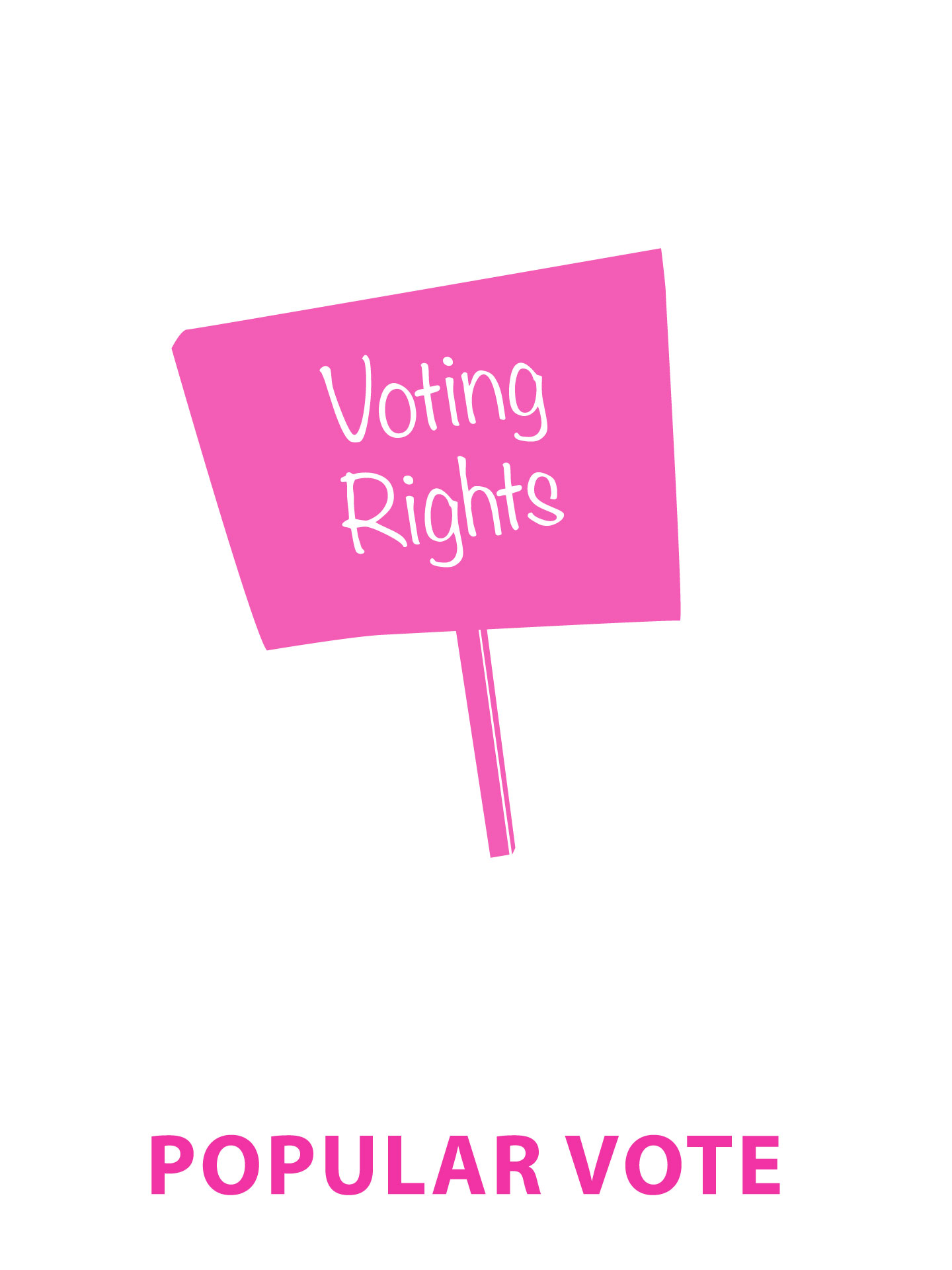Illustration of Voting Rights by NFT Latinx Womnx decolonizing artist